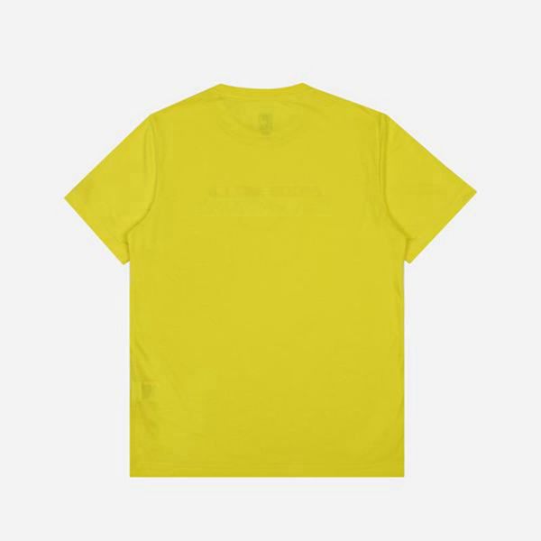 Camisetas Manga Corta Fila Hombre Amarillo - Moda Nella Logo S/S - España 519863CXJ